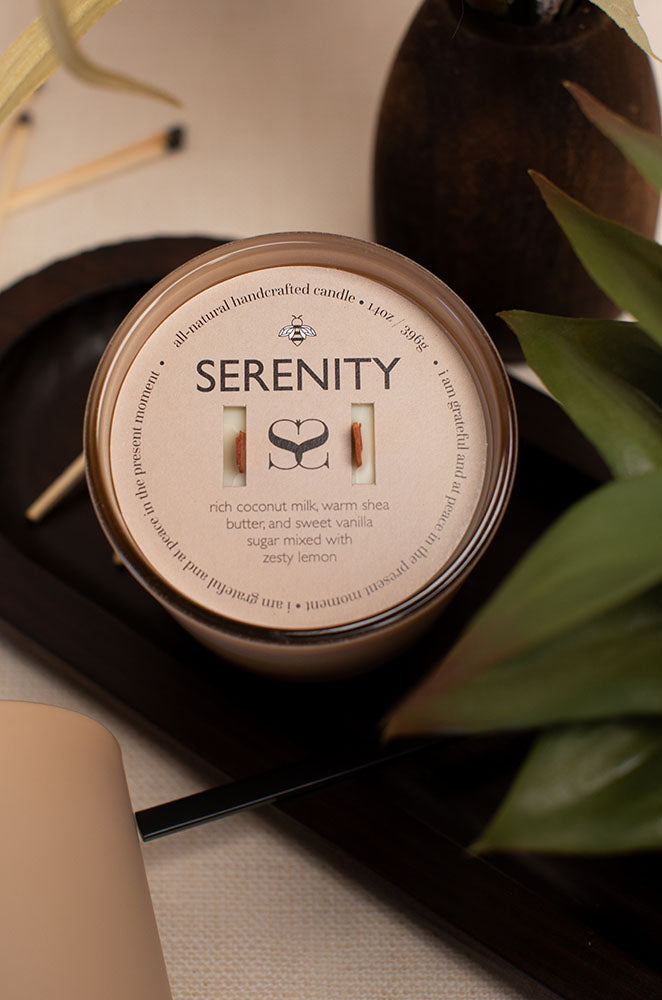 SERENITY: 14oz All-Natural Candle
